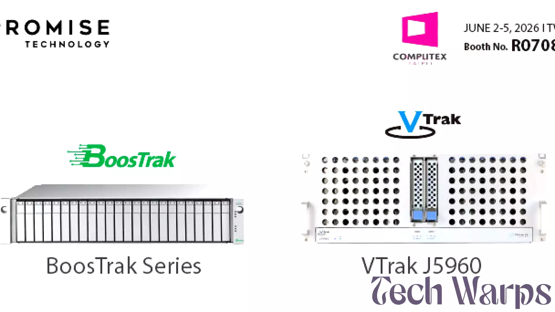 PROMISE Technology Brings Sustainability Focus to AI Storage at COMPUTEX 2026