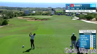 Chad Ramey Scores Birdie on 11th Hole at Championship