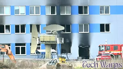 Czech authorities probe suspected arson at a drone technology company